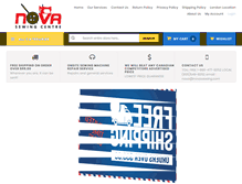 Tablet Screenshot of novasewing.com
